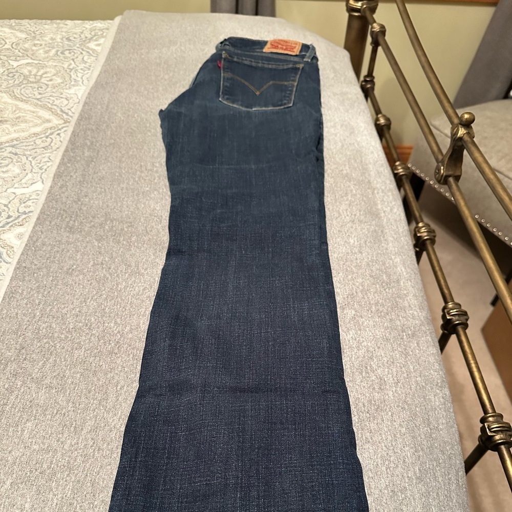 Levi's 315 Shaping Bootcut Dark Blue Denim Jeans